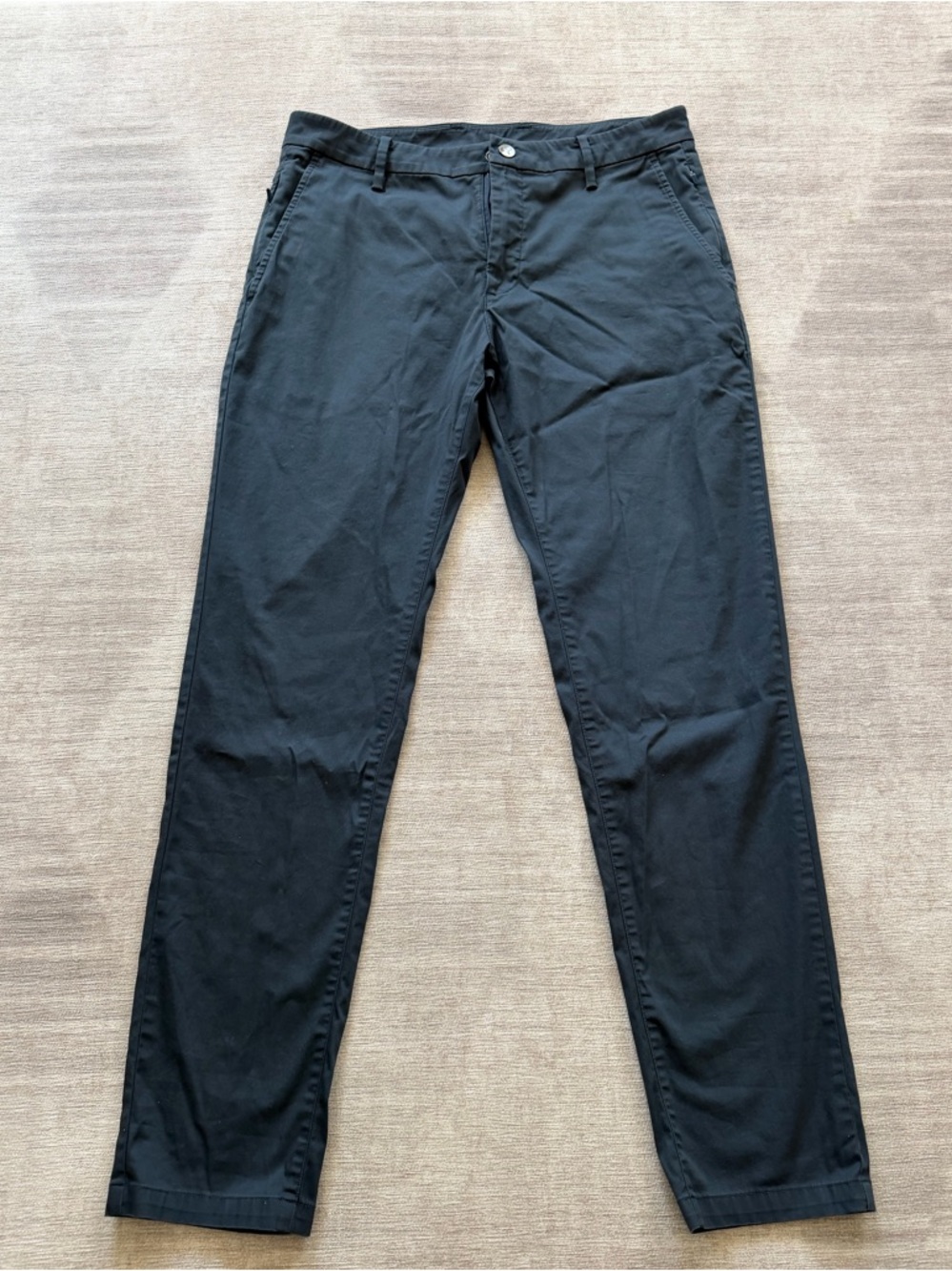Birddogs - slim fit stretch khakis - 32x32 - Midnight Navy - like new